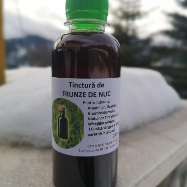 Tinctura de frunze de NUCI verzi, presata la rece. 30 lei /200ml